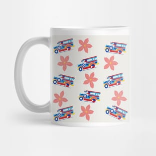 Philippine Jeepney and Sampaguita Mug